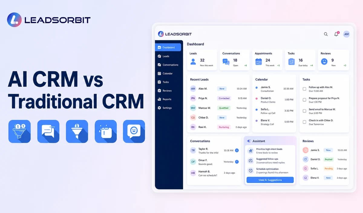 AI CRM vs Traditional CRM: What Small Businesses Should Know