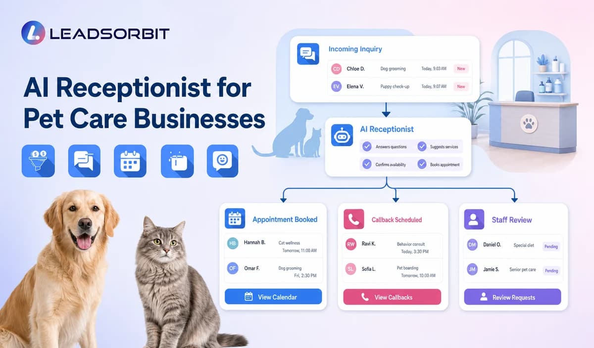 AI Receptionist for Pet Care Businesses