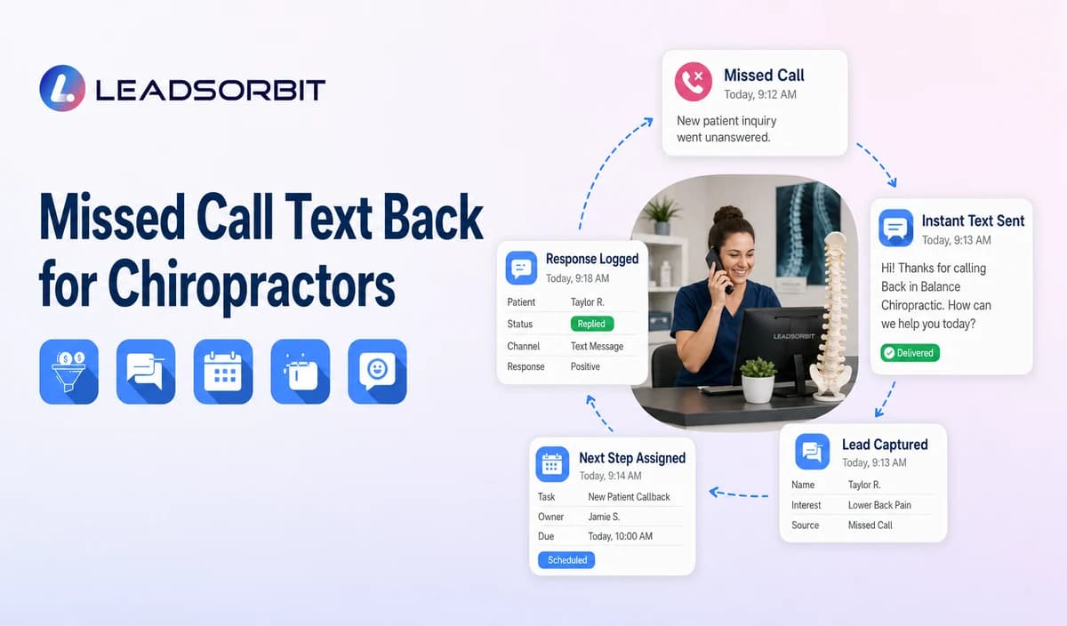 Missed Call Text Back for Chiropractors