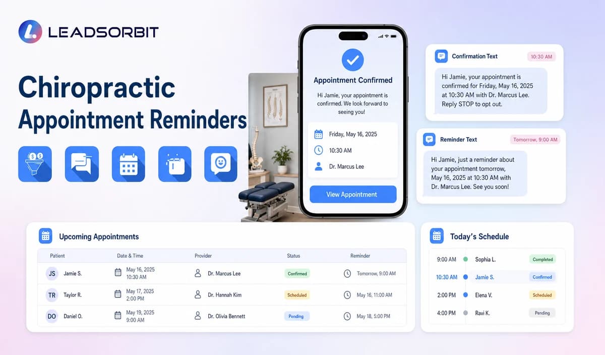 Chiropractic Appointment Reminder Texts and Timing