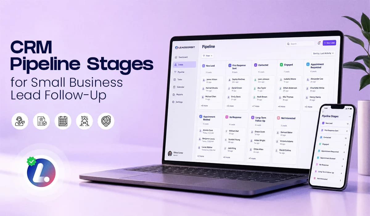 CRM Pipeline Stages for Small Business Lead Follow Up
