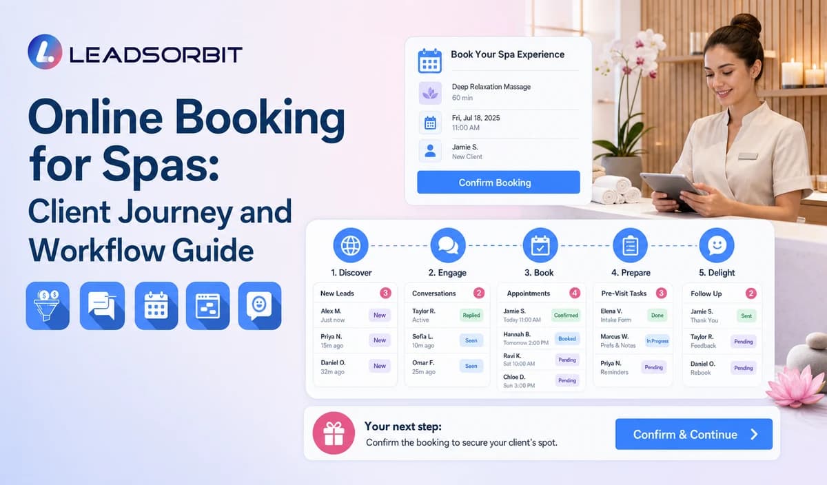 Online Booking for Spas