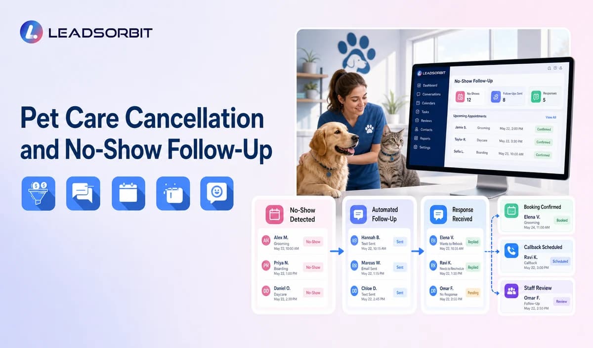 Pet Care Cancellation and No Show Follow Up