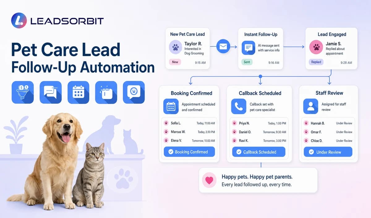 Pet Care Lead Follow Up Automation