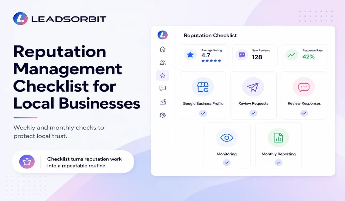 Reputation Management Checklist for Local Businesses