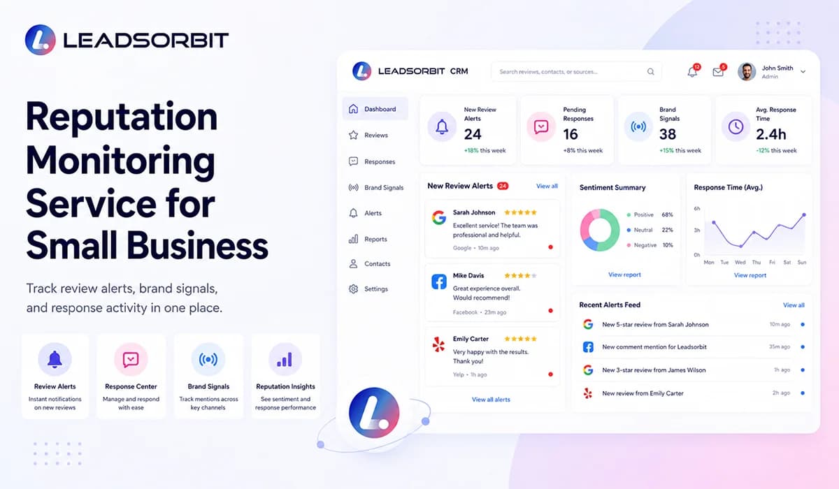 Reputation Monitoring Service for Small Business