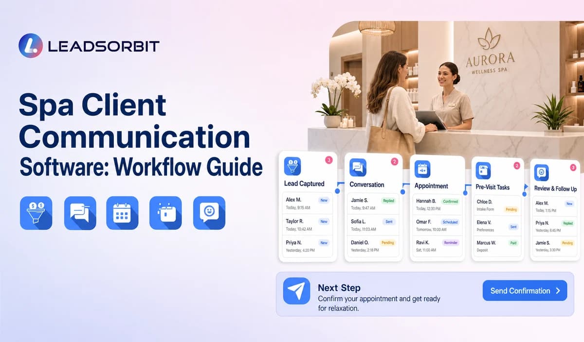 Spa Client Communication Software