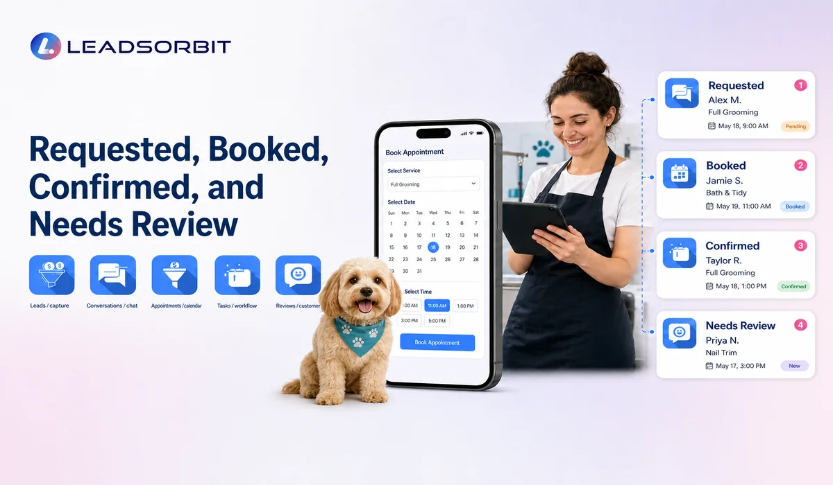 Explain the key booking, status, or review decisions