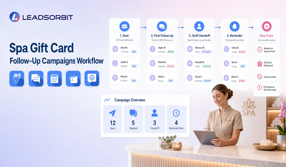 Visualize the main workflow stages, staff handoff, and stop rules