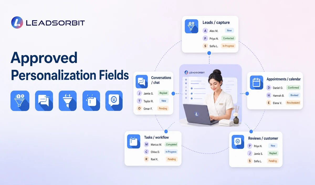 Explain the key decisions in approved personalization fields